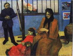 Paul Gauguin The Studio of Schuffenecker(The Schuffenecker Family)